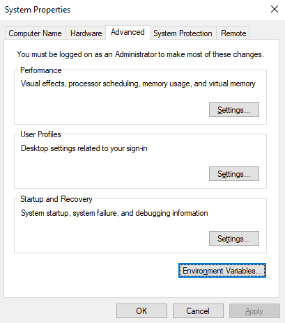 System Properties