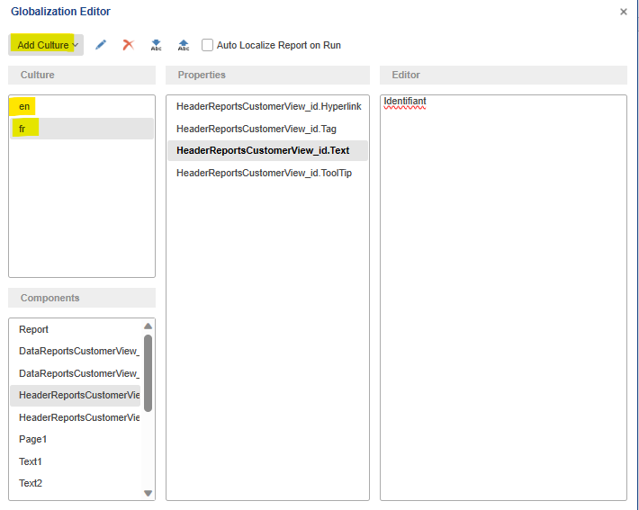 Add localization